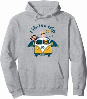 Paul Frank Julius & Co Life Is A Trip Camper Pullover Hoodie