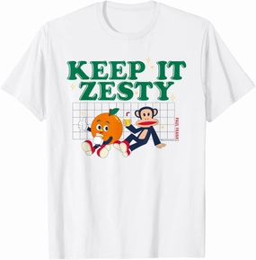 Paul Frank Keep It Zesty Orange Lemon Julius Monkey T-Shirt