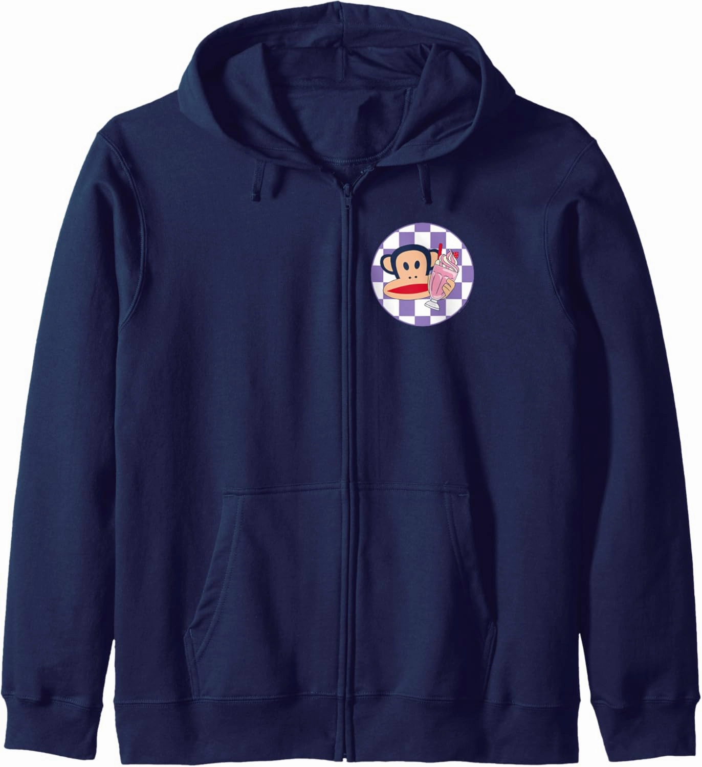 Paul Frank Milkshake Julius Monkey Diner Zip Hoodie
