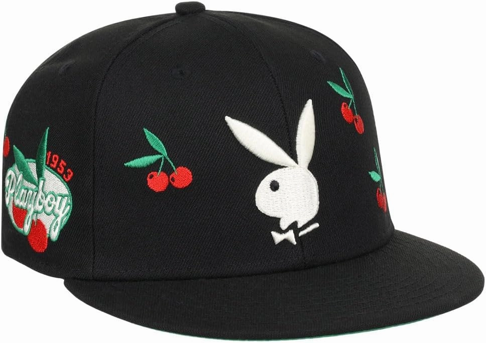 Playboy Cherry Fitted Flat Bill Hat