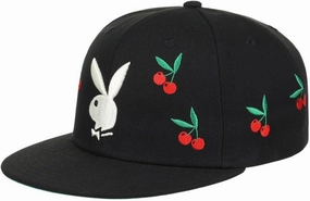 Playboy Cherry Fitted Flat Bill Hat