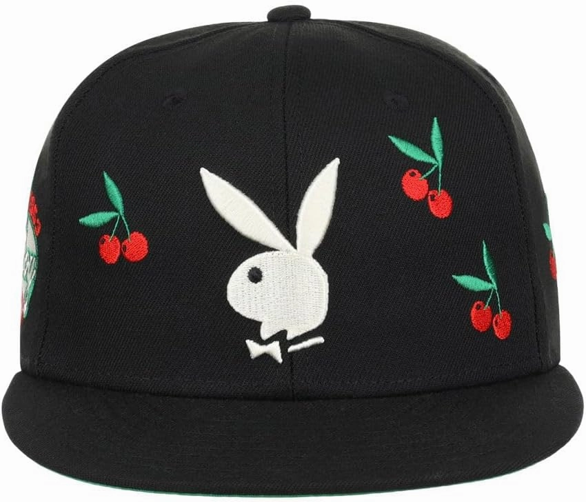 Playboy Cherry Fitted Flat Bill Hat