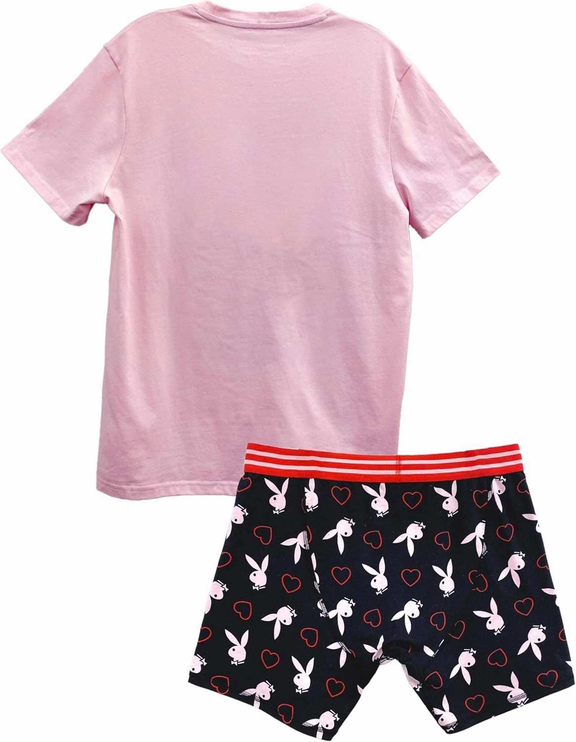 Playboy Men's Amazon Exclusive Pajama Lounge Set Includes Soft Cotton Tee and Boxer Brief, S-XL