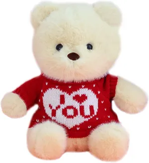 Plush Teddy Bear Stuffed Animals Toys Dolls with Red Heart Sweater Gifts for Women Kids Boys Girls