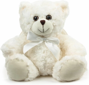 Plushland Stuffed Cream Teddy Bear – Angel- Plush Bear Toy for Kids & Adults 11 inches