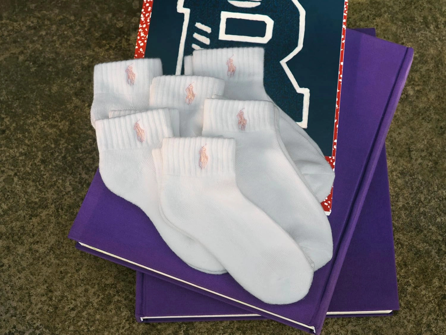 Polo Ralph Lauren Baby Classic Sport Ankle Socks-6 Pair Pack-Soft Stretchy Yarn & Stay Up Top