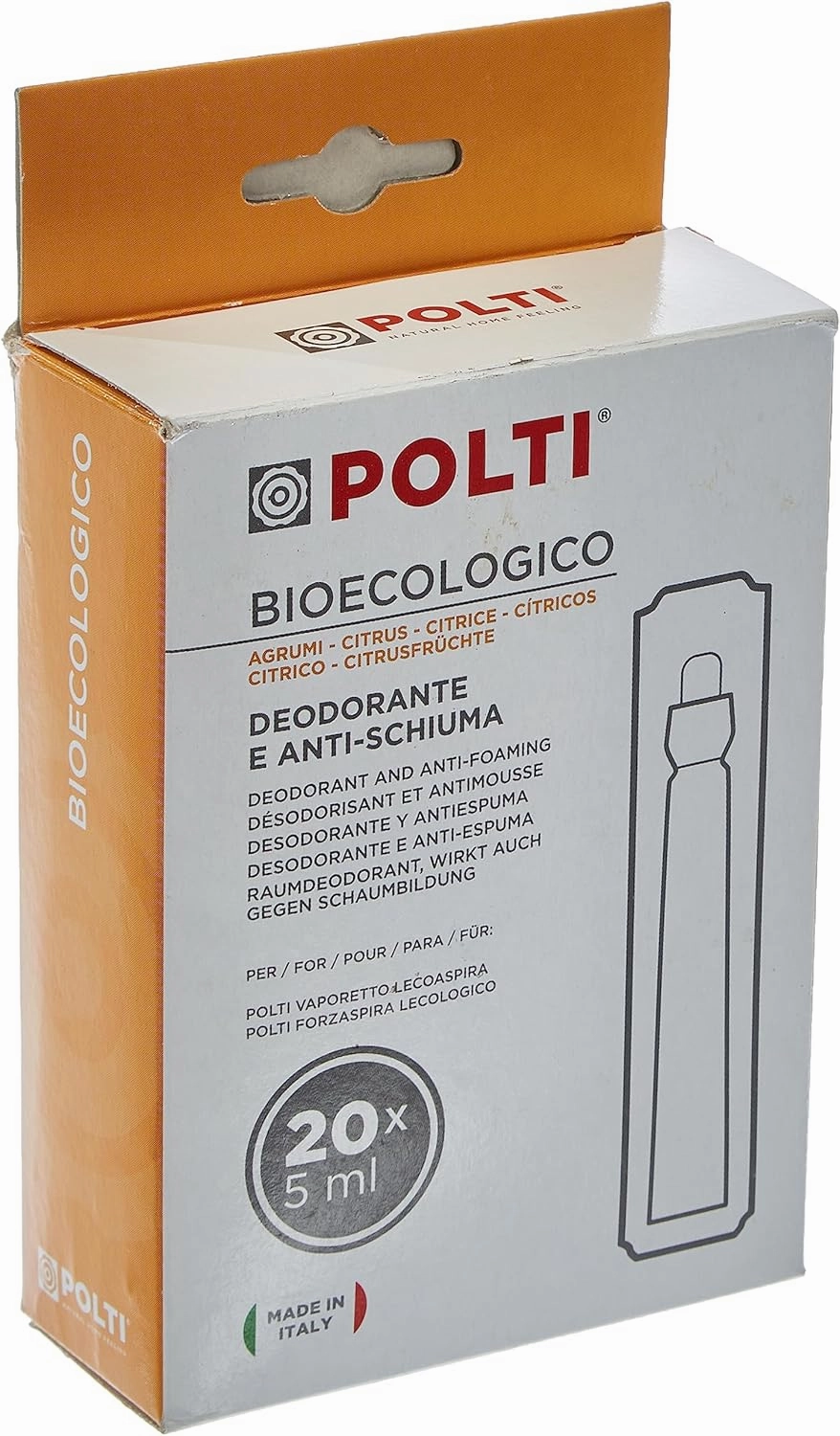 Polti PAEU0088 Bioecologica Citrus for Lecoaspira Steam Cleaners, Liquid