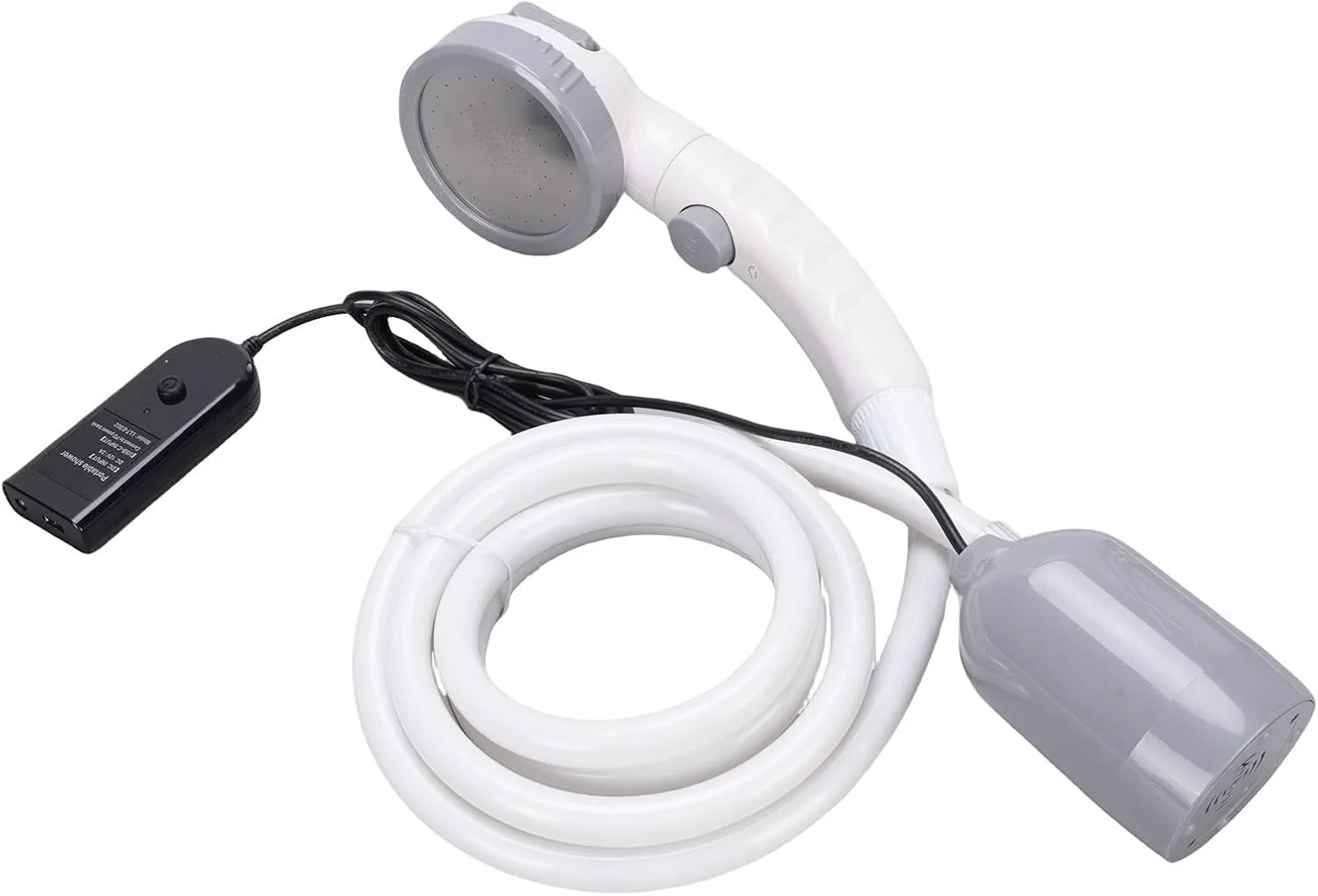 Portable Camping Shower Kit, 12V Car Powered, IPX7 Water proof with 3 Spray Modes, 1.8m Hose, Ideal for Outdoor Travel, Pet Bathing