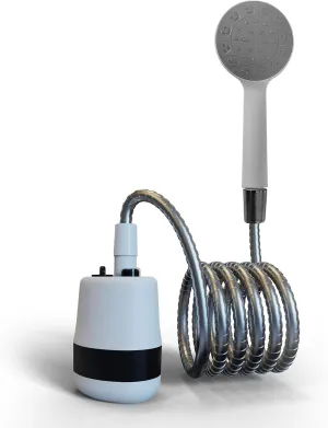 Portable Shower Camping Outdoor Shower Handheld Electric Shower Battery Powed Compact Handheld able Camping Showerhead