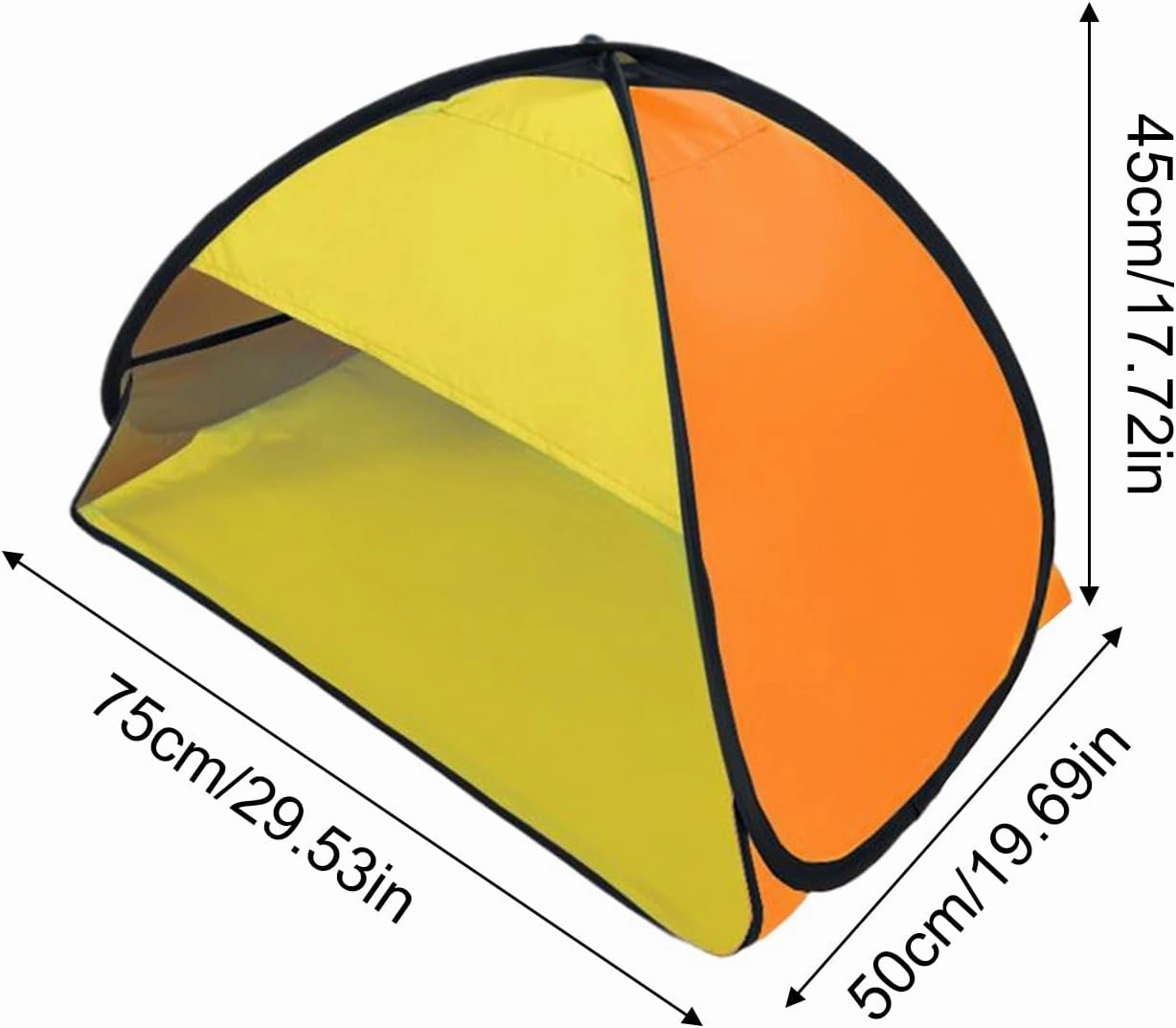 Portable Instant Head Tent, UV Blocking Beach Head Canopy, Easy Setup Automatic Sun Shelters for Outdoor Hiking Picnic Sunbathing Fishing