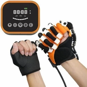 Portable Rehabilitation Health Machine for Fingers, Multifunction Robot Gloves Stroke Hemip, Hand Function Robotic Gloves, Recovery Finger Device(A,Right Hand L)