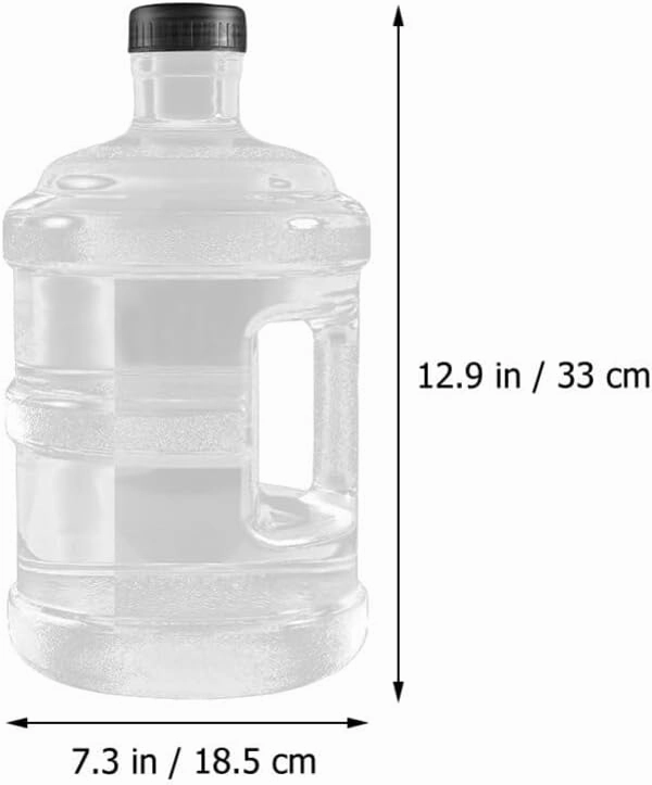 Portable Water Storage Container 3-gallon Empty Barrel Jug with Handle Reusable Plastic Water Bottle for Camping Hiking Travel