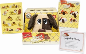 POUND PUPPIES Classic Plush - Light Brown with Brown (Short Fuzzy Ears)