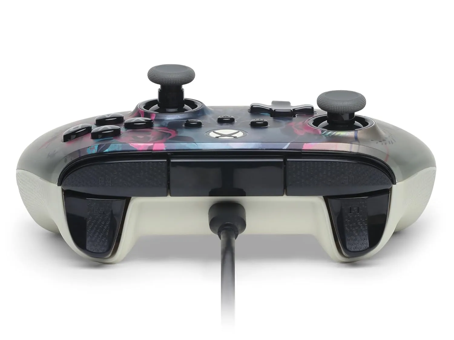 PowerA Advantage Plus Wired Controller for Xbox Series X|S - Bloom & Gloom, officially licensed, adjustable height thumbsticks, hall effect, mappable buttons, works with Xbox One and Windows 10/11 PC