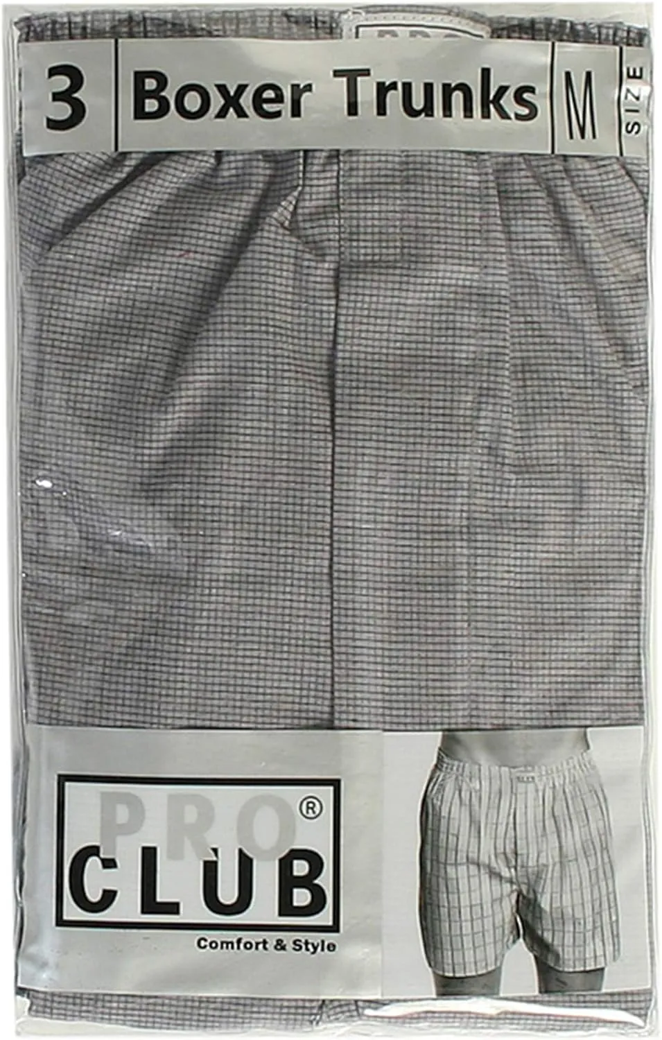 Pro Club Men's 2-Pack Classic Woven Boxers, Mix Colors