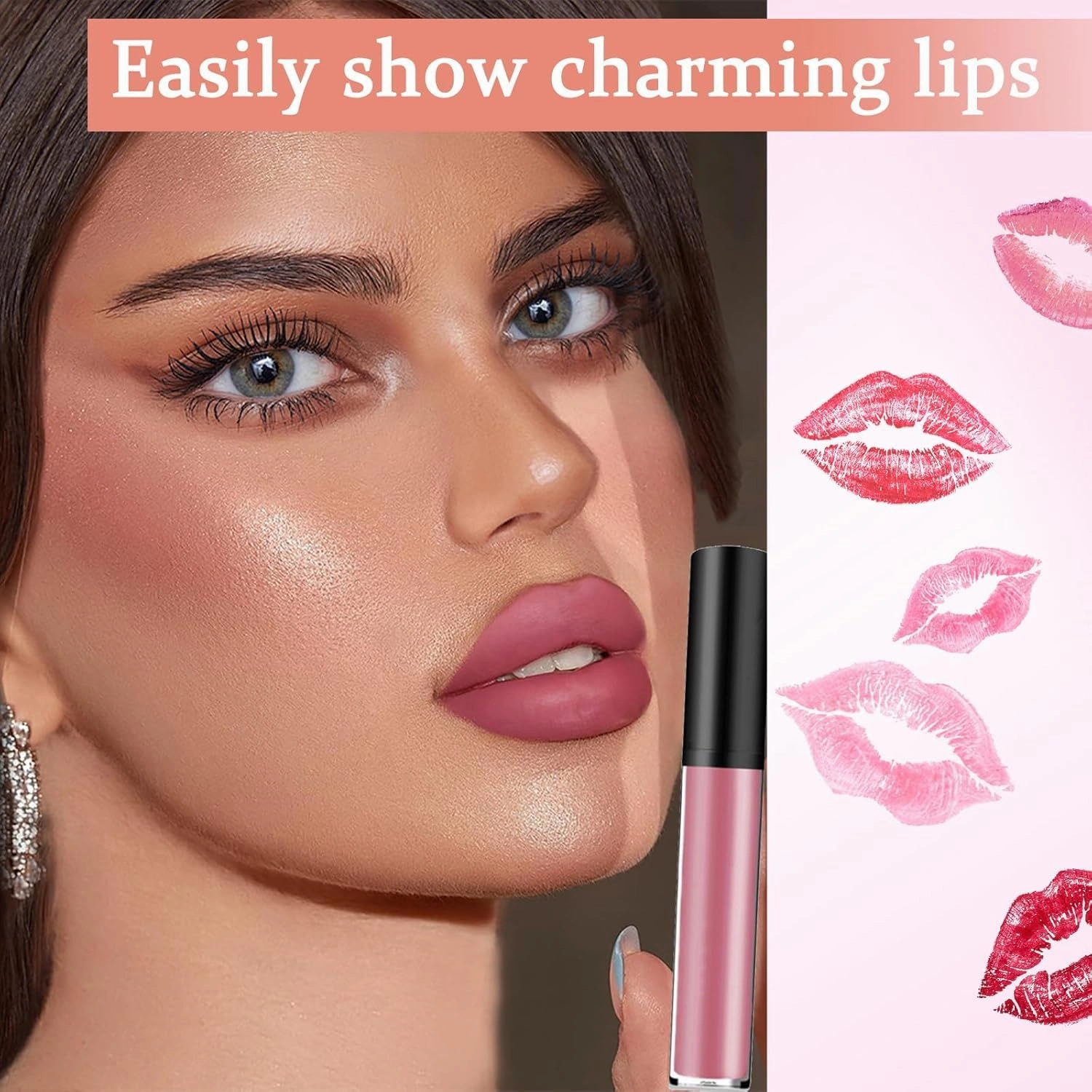 Probablei Lassi Lips Staining Lip Oil, Lassi Lips Staining Long-Lasting Moisturizing Lip Oil, Smooth Application, Long-Lasting Color (Set-B, 4 Pcs)