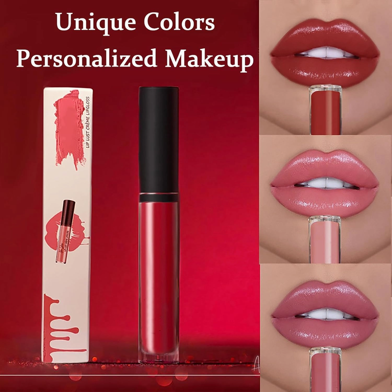 Probablei Lassi Lips Staining Lip Oil, Lassi Lips Staining Long-Lasting Moisturizing Lip Oil, Smooth Application, Long-Lasting Color (Set-B, 4 Pcs)