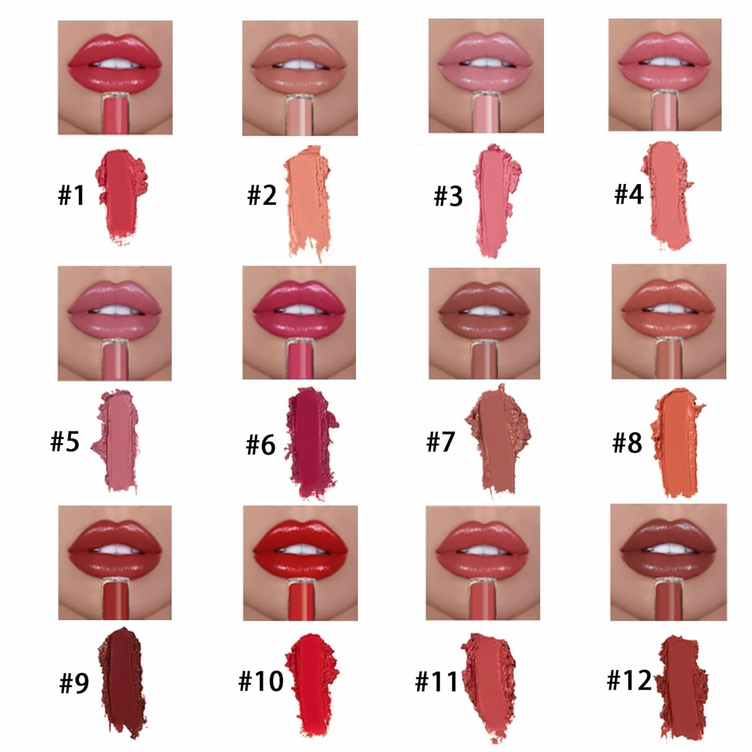 Probablei Lassi Lips Staining Lip Oil, Lassi Lips Staining Long-Lasting Moisturizing Lip Oil, Smooth Application, Long-Lasting Color (Set-B, 4 Pcs)