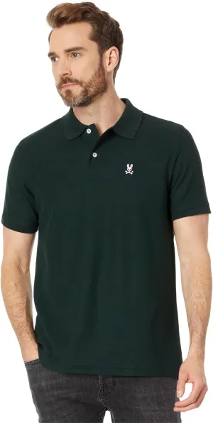 Psycho Bunny Classic Pique Polo Forest Green XL (US Men's 7)