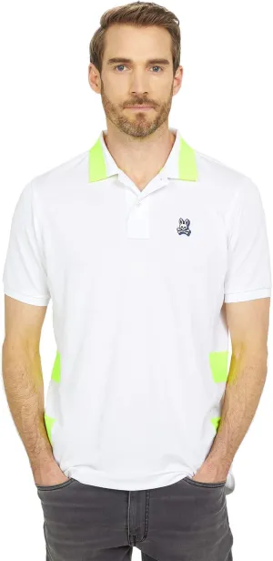 Psycho Bunny Hackney Sport Polo White 3XL (US Men's 9)