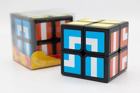 QiYi OS Cube 2x2 (6-Color Maze Stickers)