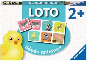 Ravensburger - Educational Game - Lotto - Babies Animals - A First Educational Game Mixing Observation, Association and Memorization - from 2 Years - 24155