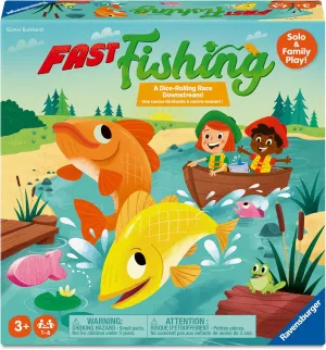 Ravensburger Fast Fishing - Fun First Board Game for Preschoolers | Promotes Fine Motor and Social Skills |for Ages 3 