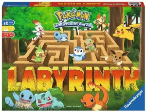 Ravensburger Pokemon Labyrinth - A Fun Family Board Game and Pokémon Toy for Kids & Adults | Age 7 & Up | Great Pokémon Gift | Engaging Gameplay | High Replay Value | 2-4 Players