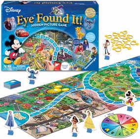 Ravensburger Disney Eye Found It - Hidden Picture Search Board Game - Learning Fun with Disney Favorites - Ages 4 