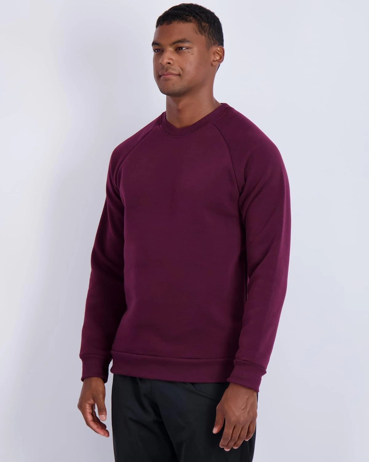 Real Essentials 3 Pack: Men's Soft Plush Fleece Crewneck Sweatshirt - Athletic Pullover Sweater (Available In Big & Tall)