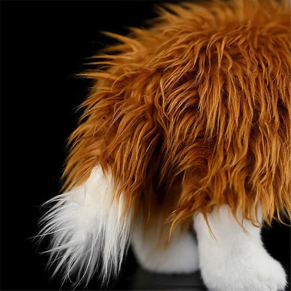 Realistic Shetland Sheepdog Stuffed Animal Plush - Ultra-Soft Shelties Dog Toy, Hypoallergenic Cuddle Companion for Home Decor and Gifts