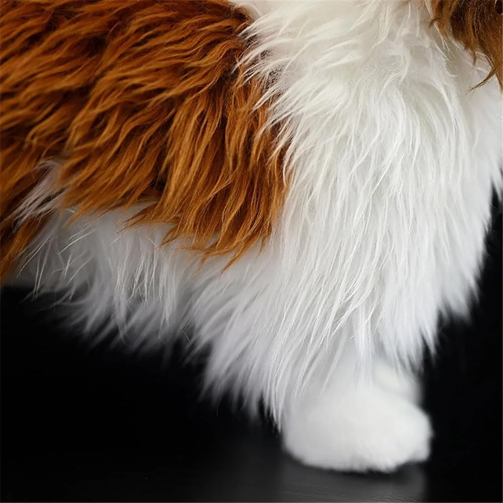 Realistic Shetland Sheepdog Stuffed Animal Plush - Ultra-Soft Shelties Dog Toy, Hypoallergenic Cuddle Companion for Home Decor and Gifts