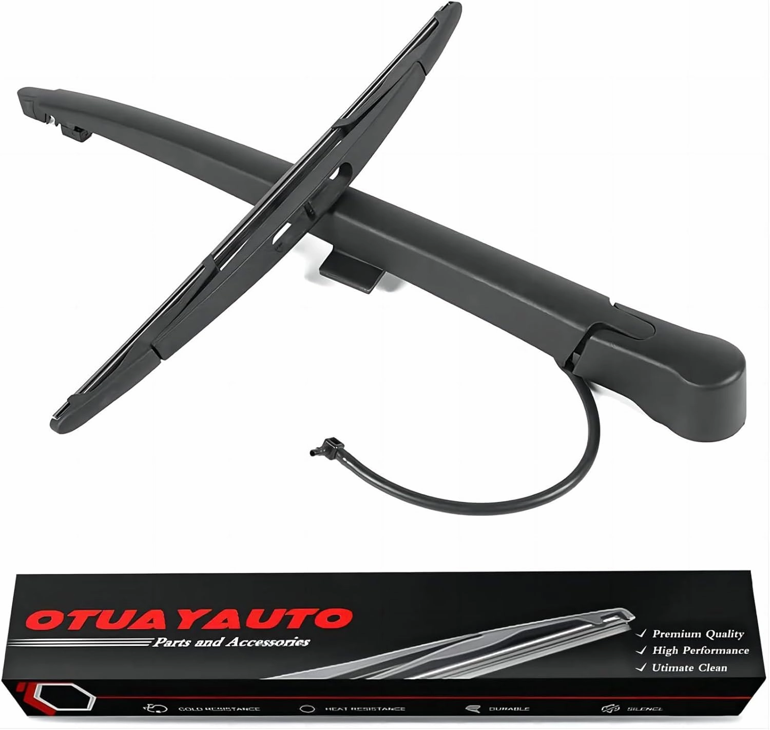 Rear Windshield Back Wiper Arm Blade Set Replacement for Chevrolet Tahoe Suburban 2007-2013