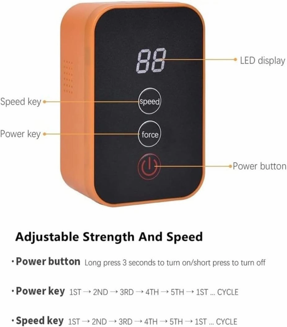 Rehabilitation Robot Glove for Stroke Patient, Hand Stroke Recovery Equipment with Portable Belt, USB Chargeable Fingers Strength Training Device for Hemiplegia