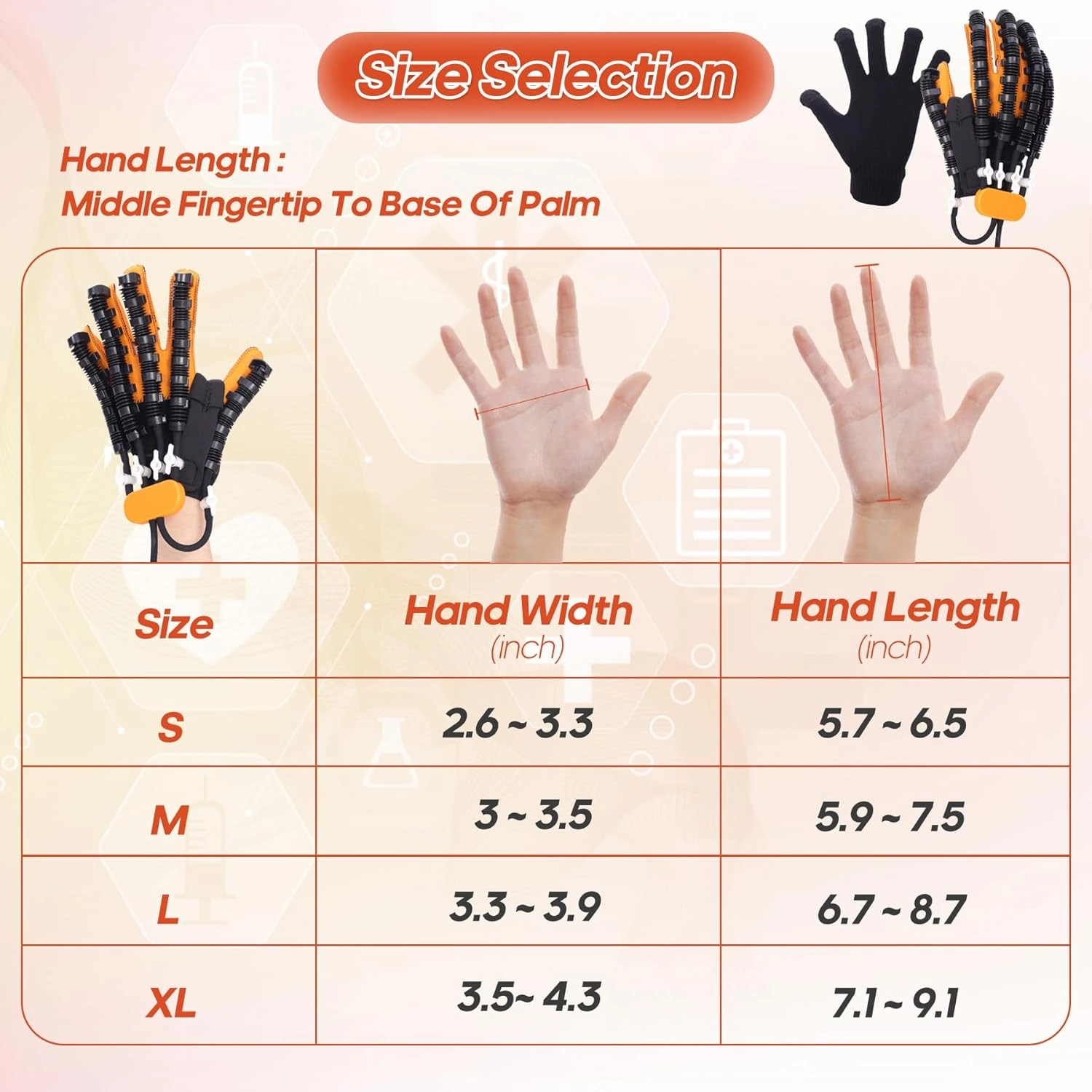 Rehabilitation Robot Gloves Hand Stroke Recovery Equipment with USB Chargeable