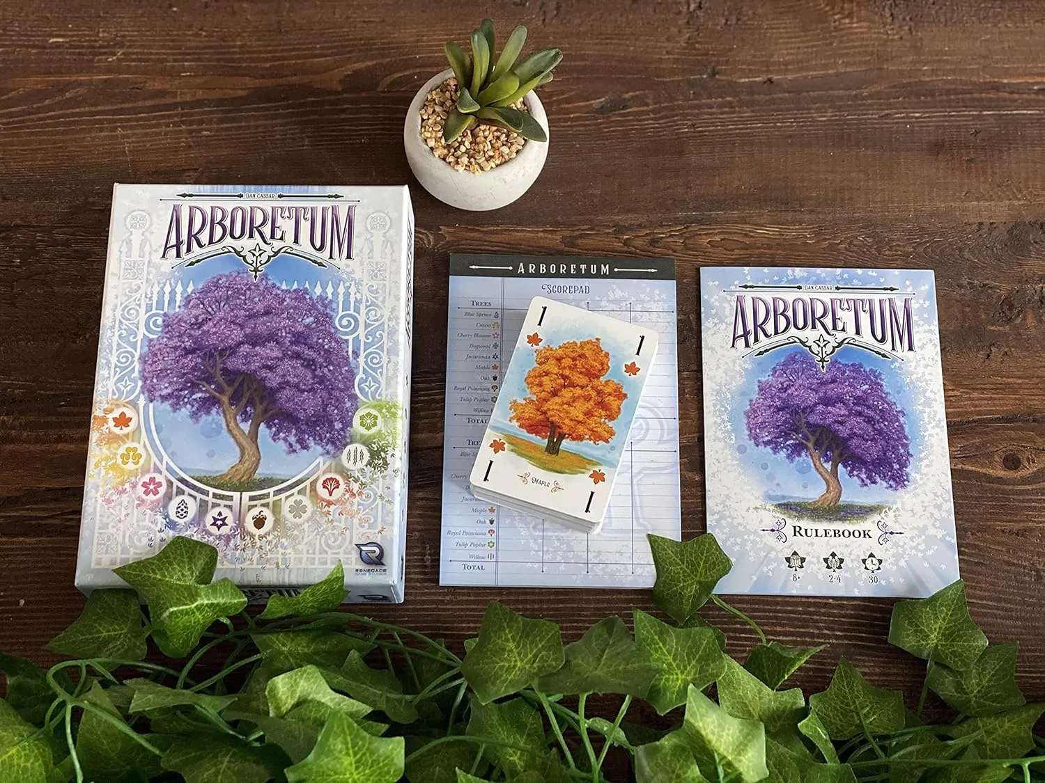 Renegade Game Studios Arboretum Strategy Card Game that Challenges 2-4 Players Aged 8 & Up to Create the Most Beautiful Garden (packaging may vary)
