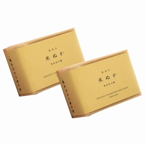 Rice Bran Soap, All Natural, 4.9 oz, Product of Japan, Set of 2