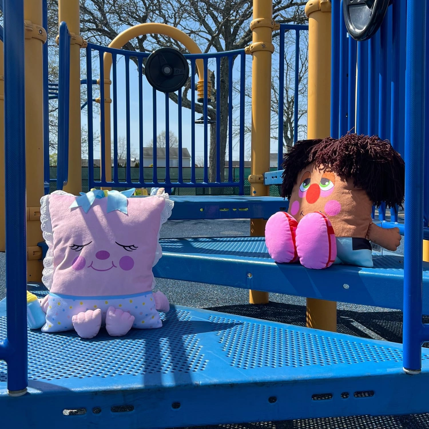 Rock A Bye Baby - 2-in-1 Toy & Pillow, 80's Nostalgic Plush Pal Reimagined, Soft Stuffed Rectangular Character, Cozy Nap & Play Design