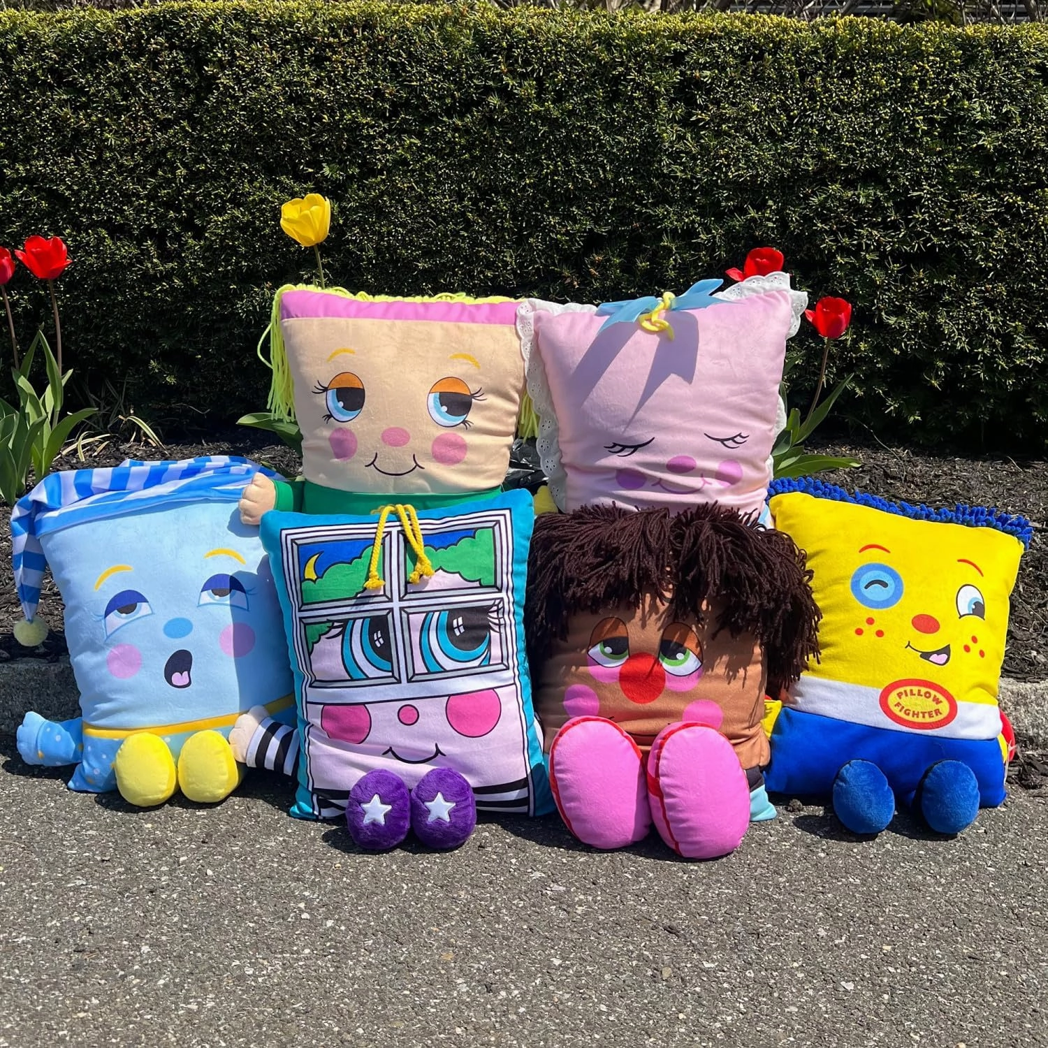 Rock A Bye Baby - 2-in-1 Toy & Pillow, 80's Nostalgic Plush Pal Reimagined, Soft Stuffed Rectangular Character, Cozy Nap & Play Design