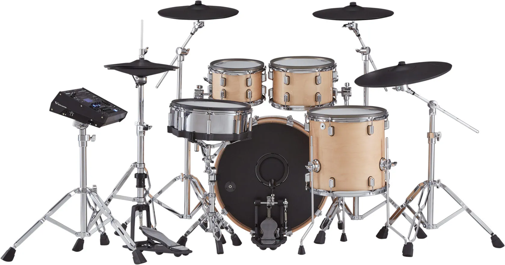Roland V-Drums Acoustic Design VAD706GN Electronic Drum Set - Gloss Natural