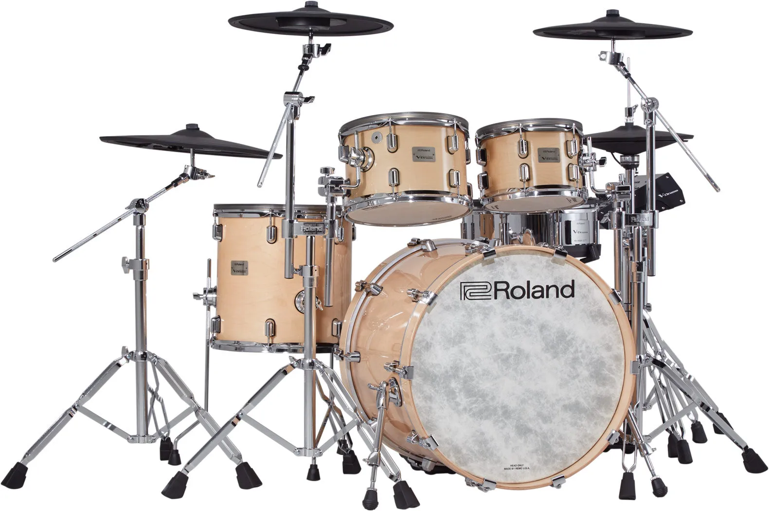 Roland V-Drums Acoustic Design VAD706GN Electronic Drum Set - Gloss Natural