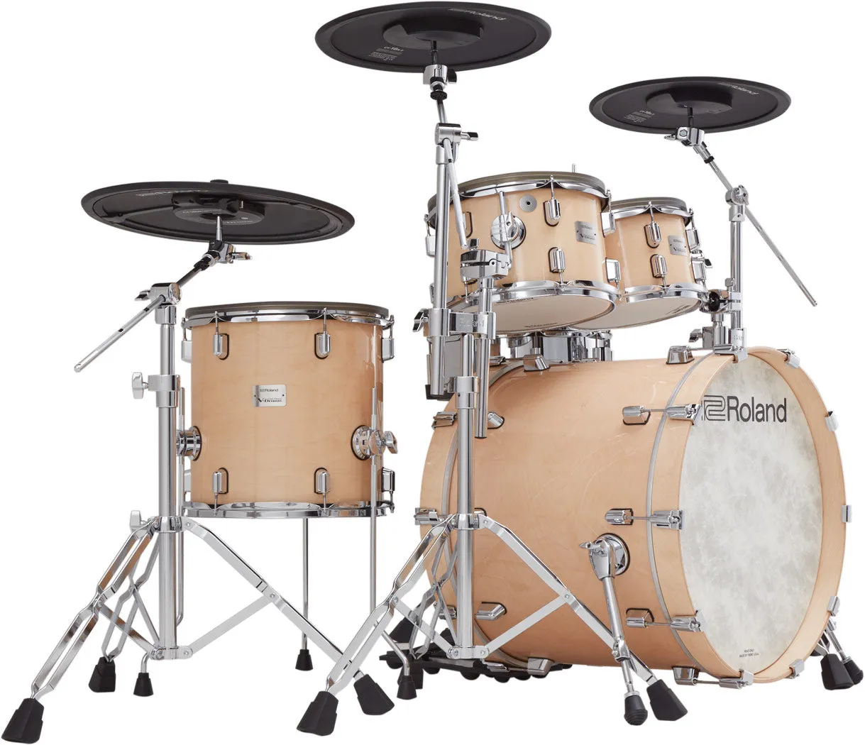 Roland V-Drums Acoustic Design VAD706GN Electronic Drum Set - Gloss Natural