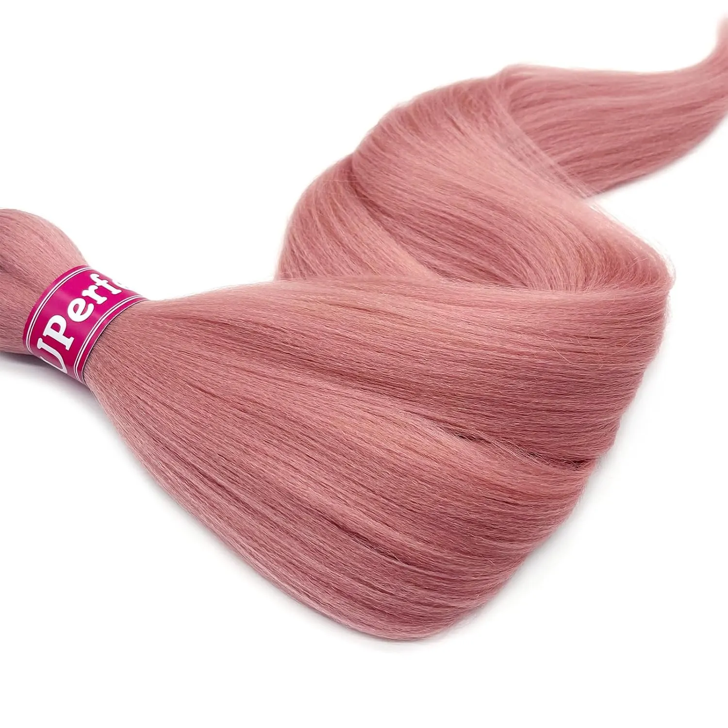 Rose Gold Braiding Hair Extensions for Braids Kanekalo Braiding Hair Pre Stretched Kids Knotless Jumbo Colored Prestretched Braiding Hair 26 inch 6 Bundles