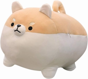 RoseAuroma 16" Shiba Inu Corgi Plush Doll Stuffed Animal Toy Kawaii Soft Pillow Dog,Gifts for Friends, Kids (Brown)