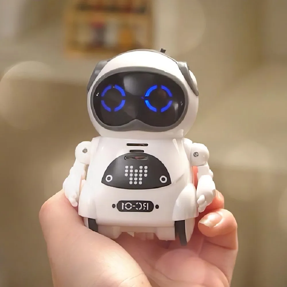 Royaleva Pocket RC Robot - Interactive Mini Toy with Dance, Sing, Talk Features
