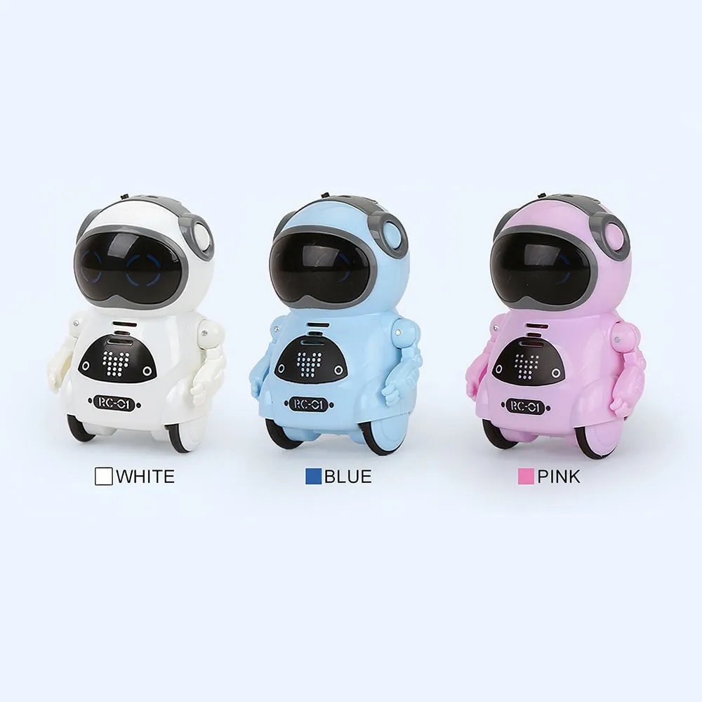 Royaleva Pocket RC Robot - Interactive Mini Toy with Dance, Sing, Talk Features
