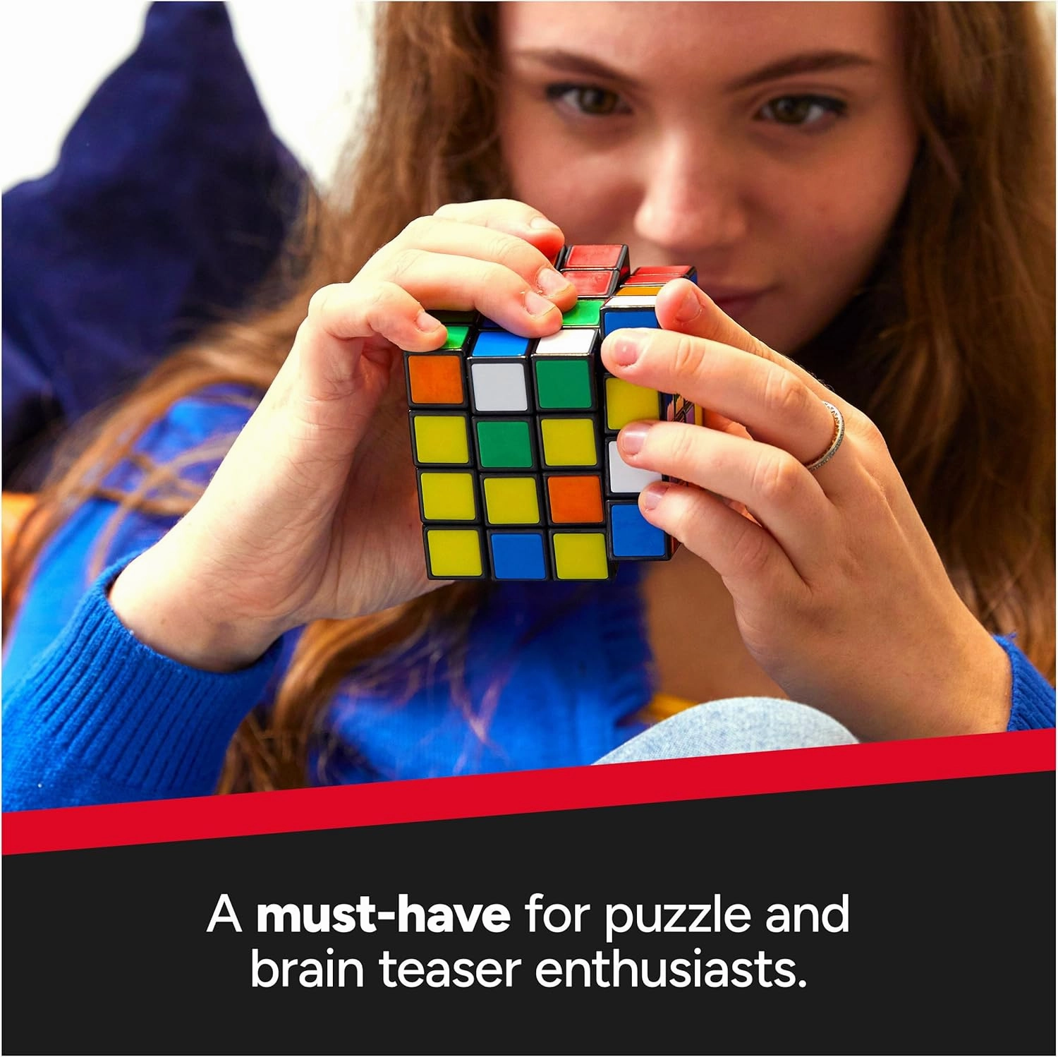 Rubik's Cube 4x4 – Colourful Puzzle Game Rubik's 4x4 – Original Colour Matching Puzzle – Classic Cube Problem Solving – 6064639 – Children's Toy Age 8 