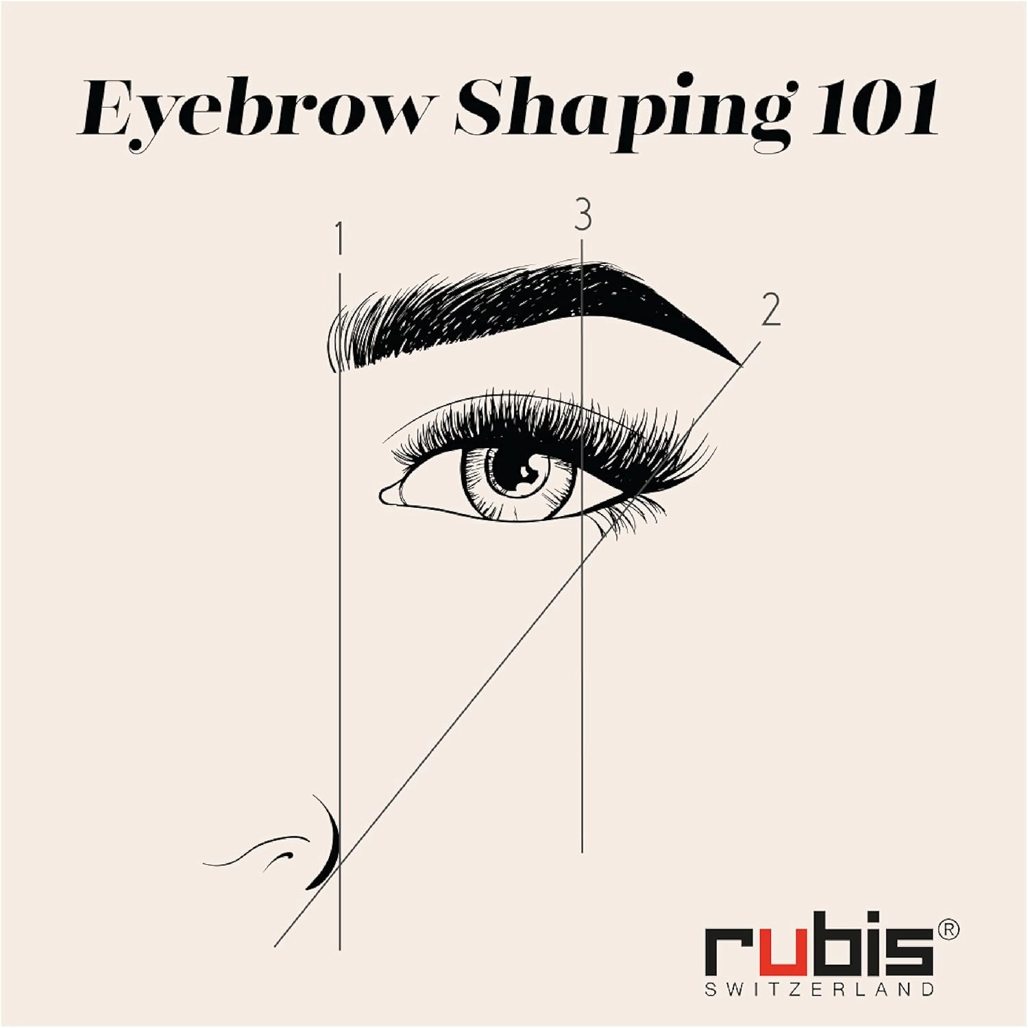 Rubis Classic Ski Jumper Stainless Steel Slanted Tweezers for Precise Eyebrows and Hair Removal, The Emoji Collection,1K131S, Orange