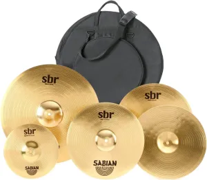 Sabian SBR Promo Set 14" Hats, 16" Crash, 20" Ride, Free 10" Splash w/Gig Bag