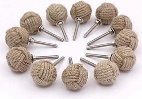Samara Nautical 12 Knotty Door knobs - Nautical Drawer pulls - Jute Rope Drawer pulls